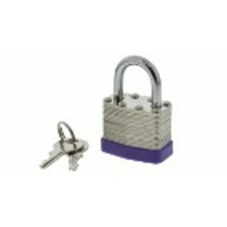 ALLIED INTERNATIONAL 1 1/2 Inch Laminated Steel Padlock 156344